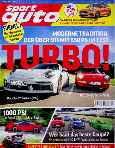 Deckblatt Sport Auto (08/2020)